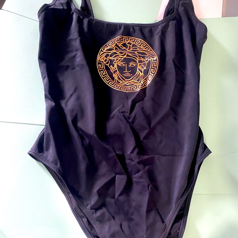 Versace size 3. Black one piece